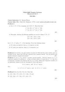 Math 2002 Number Systems Homework Set 3