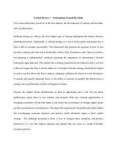 Global Strategy & Globalization Trade-offs: A Critical Review