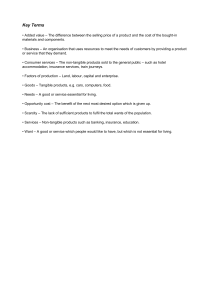 Business Key Terms: Definitions & Concepts