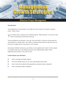 Effective Project Management: Strategies for Productivity & Success