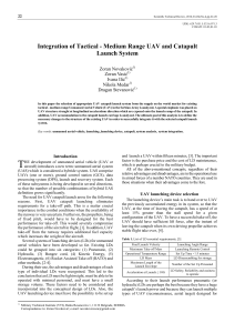 UAV Catapult Launch System Integration: A Technical Review
