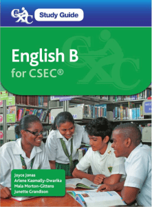 CSEC English B Study Guide: Drama, Prose, Poetry