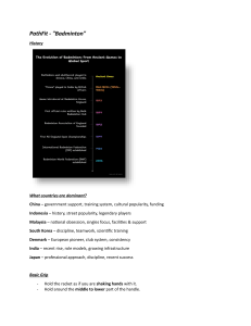 Badminton Guide: History, Rules, Grips, Shots & Dominant Countries