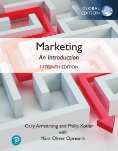 Marketing: An Introduction 15th Ed. Textbook
