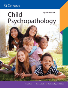Child Psychopathology: 8th Edition Textbook