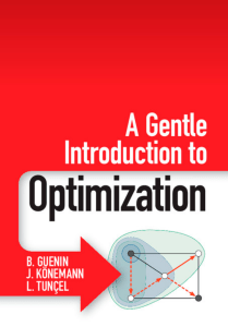 Optimization: A Gentle Introduction Textbook