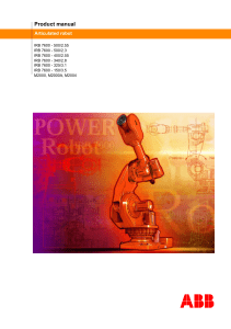 IRB 7600 Articulated Robot Product Manual