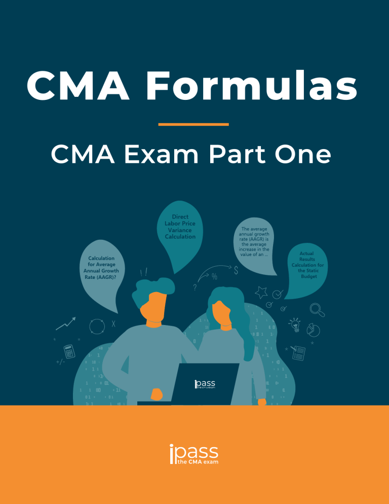 CMA Exam Part 1 Formulas: Key Calculations & Guide