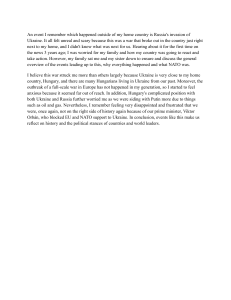 Russia-Ukraine War: A Hungarian Perspective