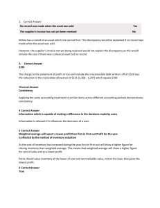 Accounting Practice Questions & Solutions | Financial Concepts