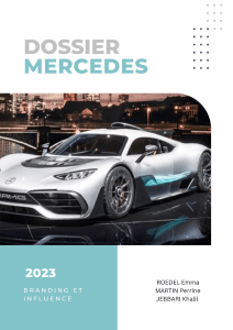 Mercedes-Benz Marketing & Branding Dossier: Analysis & Strategy 2023