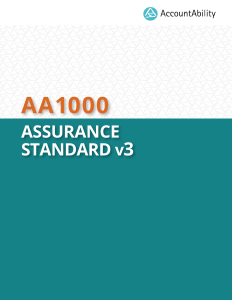 AA1000 Assurance Standard v3: Sustainability & ESG Reporting Guide