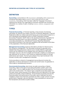 Accounting Definition, Types, Principles & Financial Exercises