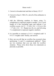 Digital Logic Homework: Number Systems, Binary Arithmetic & Complements