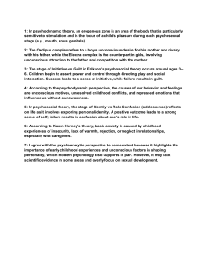 Psychodynamic & Psychosocial Theories: Key Concepts & Definitions