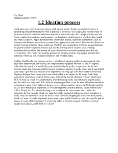 Ideation Process: Generating Business Ideas & Venture Concepts