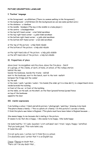 Picture Description Language Guide for English Exams (B1/B2)