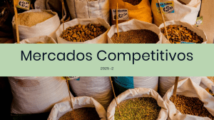 Presentaci&oacute;n Mercados Competitivos y Estrategias