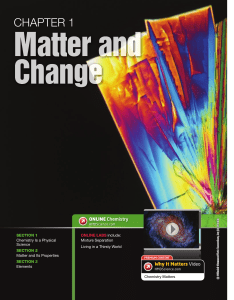Matter and Change: High School Chemistry Textbook