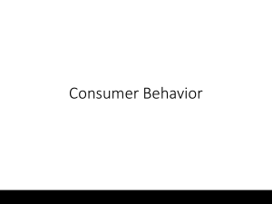 Consumer Behavior: Utility & Indifference Curves