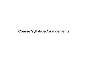 Materials Science: Metallic Glasses & Alloys Course Syllabus