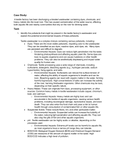 Textile Wastewater Treatment Case Study: Pollutants & Solutions