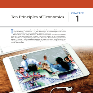 Ten Principles of Economics: Introduction to Scarcity & Trade-offs