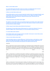 Circular Hollow Sections: Definition, Uses, Weight, & Manufacturing