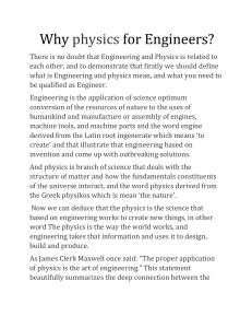 Why Physics is Essential for Engineers: Understanding the Core Connection
