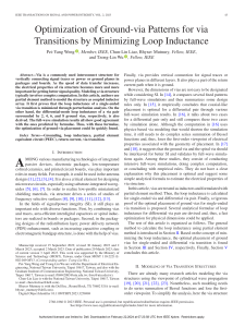 Optimization of Ground-via Patterns for Via Transitions: Loop Inductance