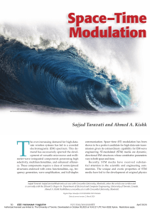 Space-Time Modulation: Principles, Analysis, and Applications