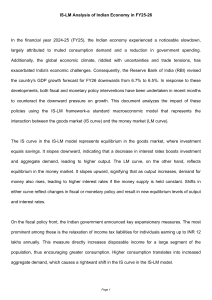 IS-LM Analysis of Indian Economy FY25-26