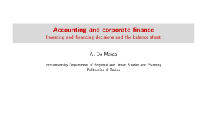 Accounting & Corporate Finance Presentation