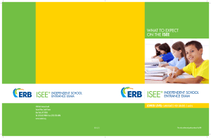 ISEE Lower Level Test Prep Guide Grades 5-6