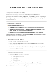 Engineering: Turning Ideas Into Reality