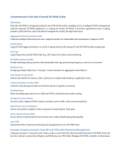Palo Alto Firewall SD-WAN Guide: Overview, Deployment & Features