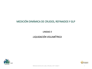 MEDICI&Oacute;N DIN&Aacute;MICA DE CRUDOS, REFINADOS Y GLP