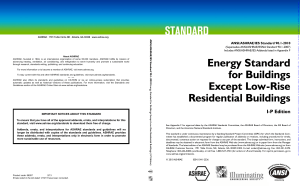 ANSI/ASHRAE/IES 90.1-2010 Energy Standard for Buildings