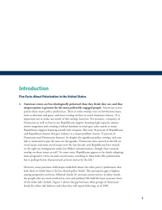 Polarization in the US: Facts, Misconceptions, and Impact