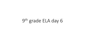 9th Grade ELA: Activism Lesson Plan