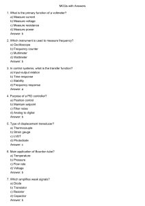 Electrical & Electronics Engineering MCQs with Answers | Control Systems