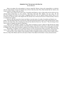The Journey to the River Sea Adaptation: Literary Analysis Worksheet