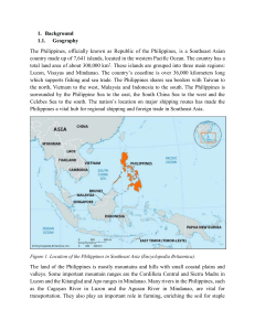 Philippines Geography: Islands, Climate, and Economic Challenges