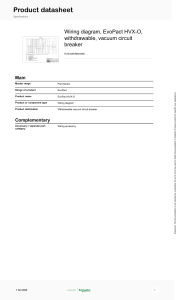 EvoPact HVX-O Withdrawable Vacuum Circuit Breaker Wiring Diagram