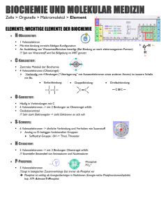 Biochemie und Molekular Medizin