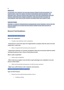 Fair & Unfair Competition in Business: Impact, Examples & Regulation