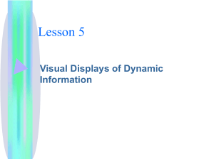 Visual Displays of Dynamic Information: Quantitative Display Design Principles