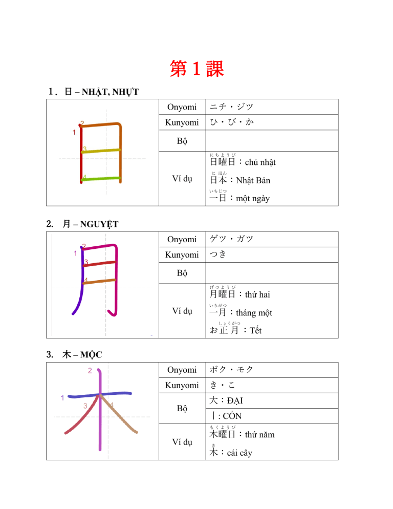 Learn Basic Japanese Kanji: Days, Nature, & More