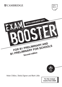 Cambridge Exam Booster for B1 Preliminary