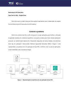 Estudo de Caso Text-to-SQL: Projeto Bootcamp de IA Generativa